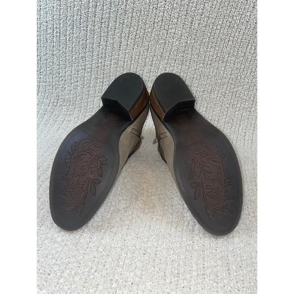 B.O.C. By Born Gemm Women's Beige Zip Up Buckle Bootie Womens Size 9M - Picture 5 of 11